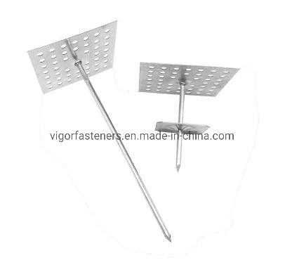 Steel Self Adhesive Insulation Hangers, 24*24 Base Size Insulation Pins