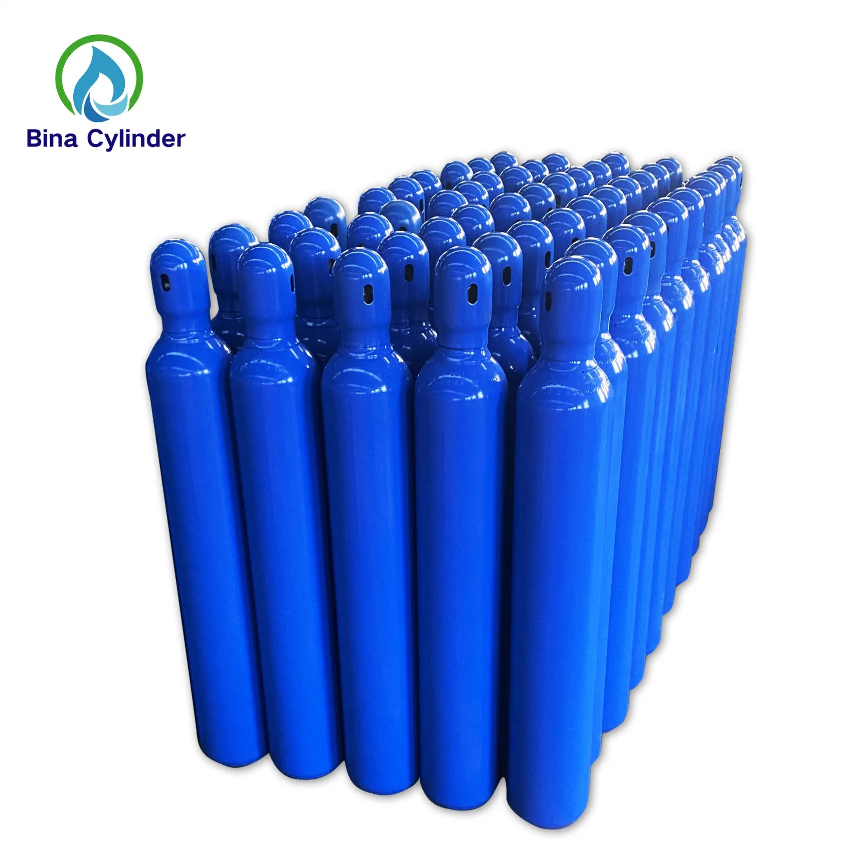 Custom High quality/High cost performance  40L Seamless Steel Empty Oxygen Gas Cylinder Oxygen Tank for Diving