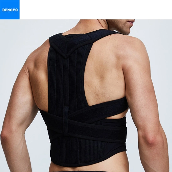 Back Support Belt with Fully Adjustable Straps to Relieve Lower & Upper Back Pain