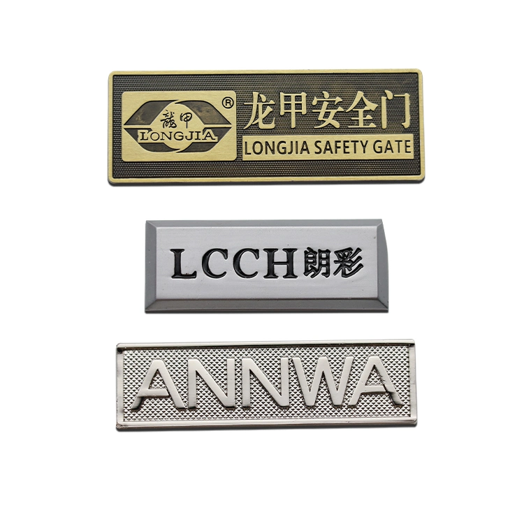 Graphic Number Plate Metal Craft Advertising Brand Logo Label Medallion Anime Sticker Key Tag Fob Car Emblem Badge