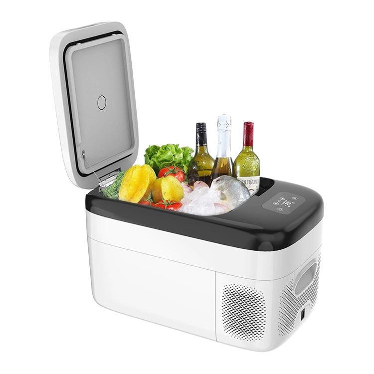 12V or 24V APP Control Dual Temperature Zone 18L 25L Electric DC Compressor Mini Car Fridge Portable Car Refrigerator