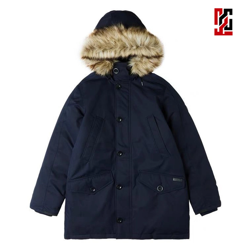 Fur Hoodie High quality/High cost performance  Men Recycled Jacket Quilted Jacket Fabric Recycled From Used Plastic Bottles Man Eco Friendly