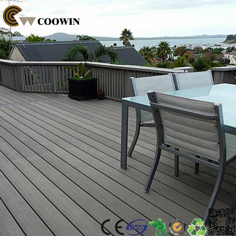 Dark Grey Plastic Wood WPC Composite Deck