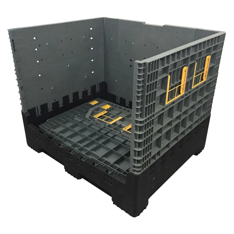 Heavy Duty Large Collapsible Plastic Container Manufacture for Logistic