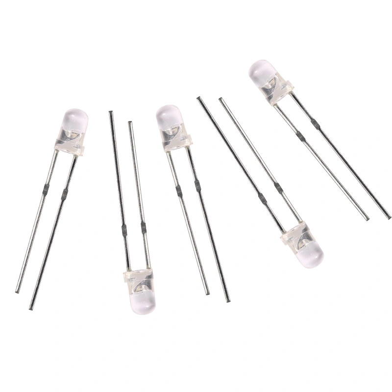 Qualität LED Pth Redondo rund 3mm Lue kristalline Disffuse Grün 0,06W 520nm-530nm 2000-3000mcd