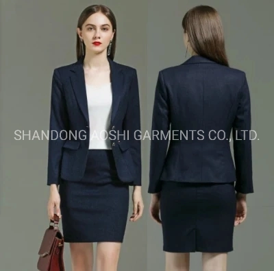 Aoshi Hot Sale Ladies Suit Company White-Collar Insurance Overalls Business Wear Female Skirt Two-Piece Suit Small Suit