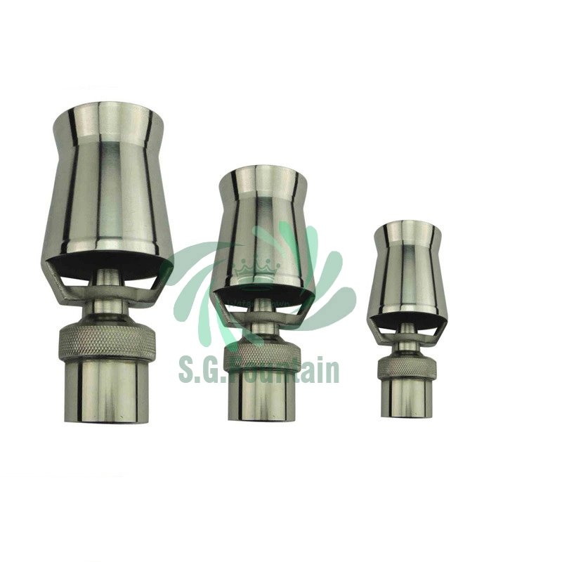 Manufacturer Low MOQ Water Fountain Nozzles 304 Material