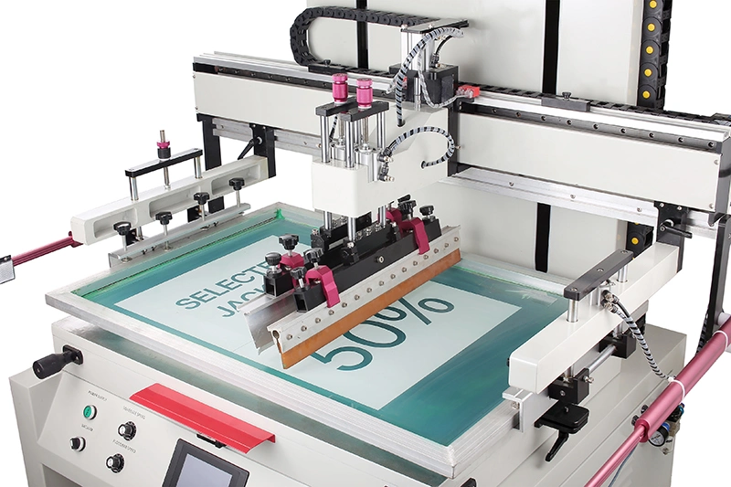 Machine d'impression sérigraphique électrique pour produits plats