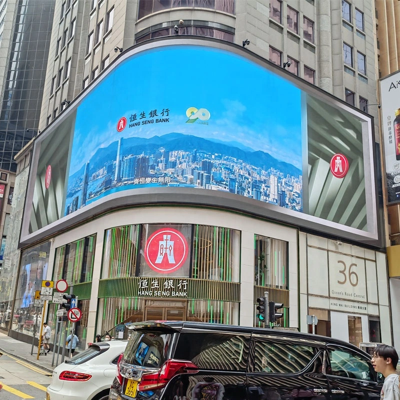 HD 3D LED Screen P2 P3 P4 P5 Outdoor Curved Giant LED Wall Display Advertising Digital Player