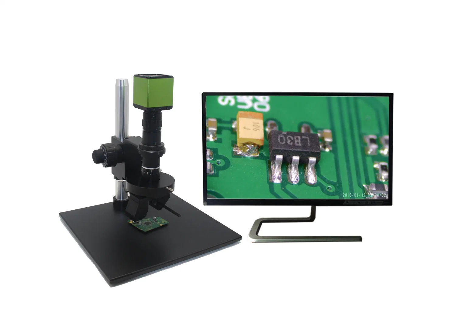 Digital Video Microscopes for Electronic Component High Digital Camera Autofocus USB Electron Microscope Lx-017HD