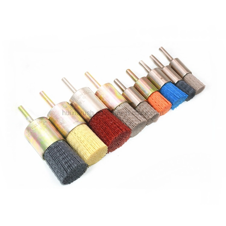 Durable Spindle Nylon Wire Abrasive End Brush