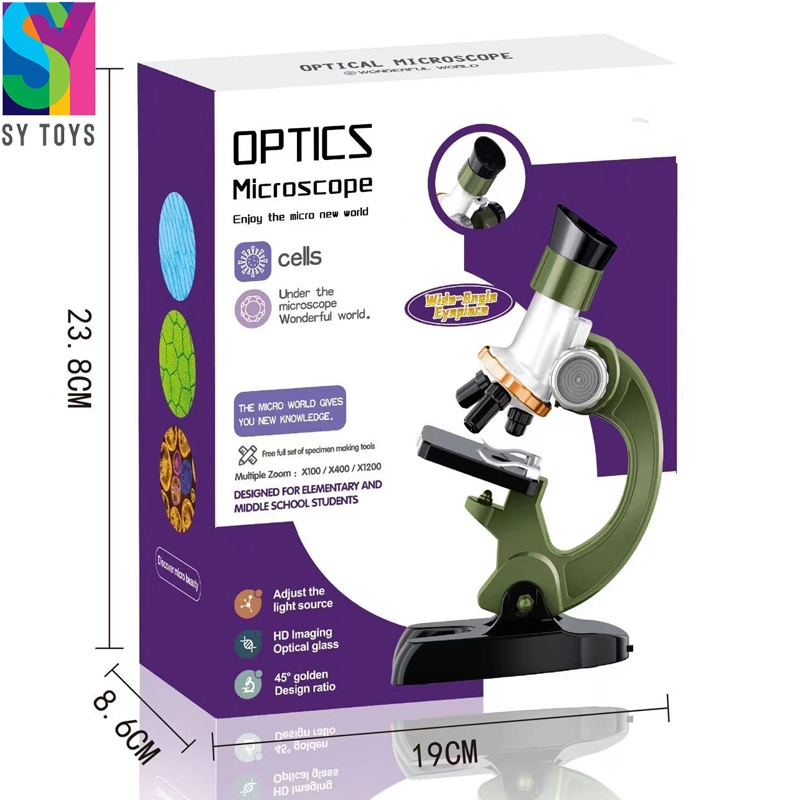 SY DIY Science expériences jeu enfants étudiant enfants HD microscope Jouets éducatifs