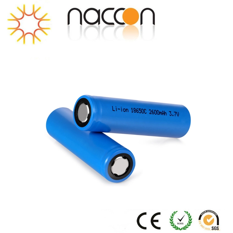 Factor/Fabricante directamente batería de litio recargable 18650 2600mAh 3,7V 18650 Li-ion Batería para productos electrónicos Flashlight/Un38,3 Informe de prueba