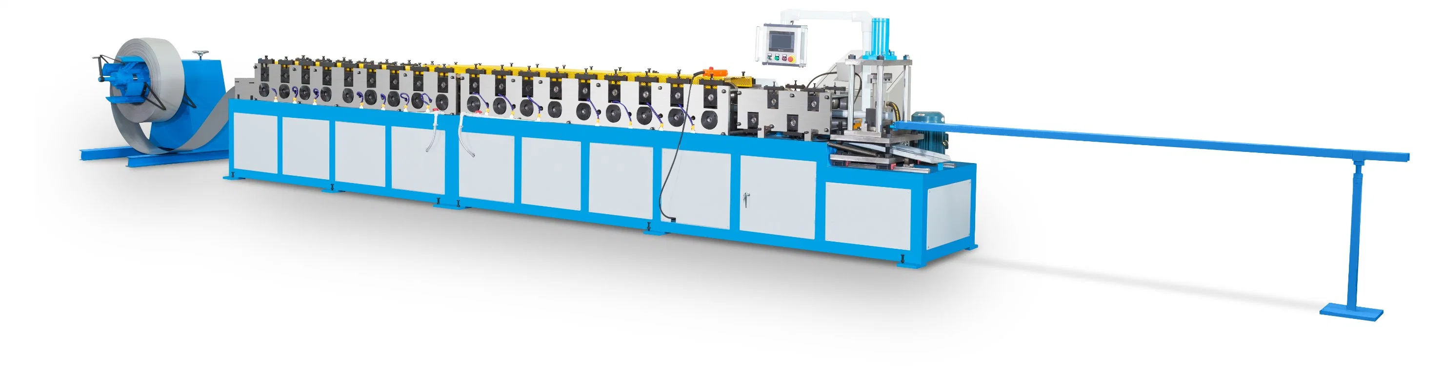 Custom High Speed Punching Auto Guide Rail Roll Metal Forming Machine Production Line