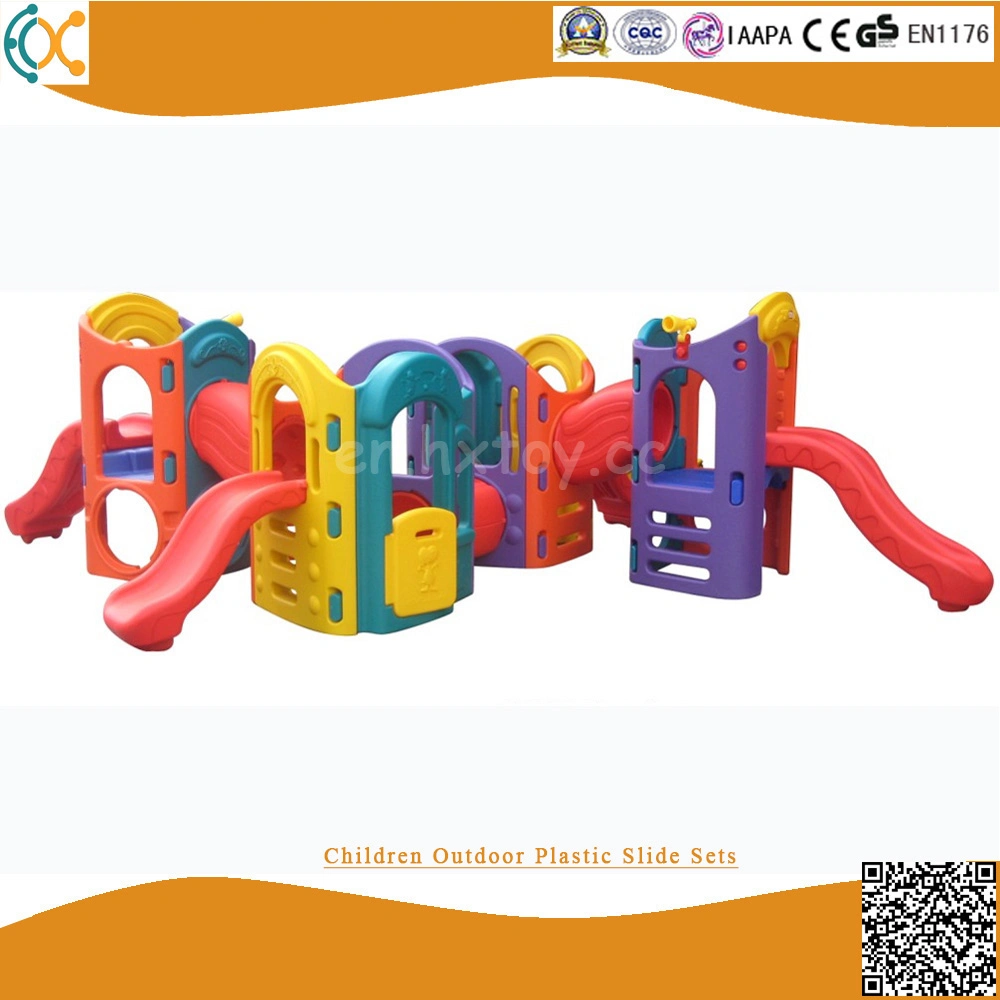 Children Outdoor Plastic Slide Sets Backyard Kids Amusement Park