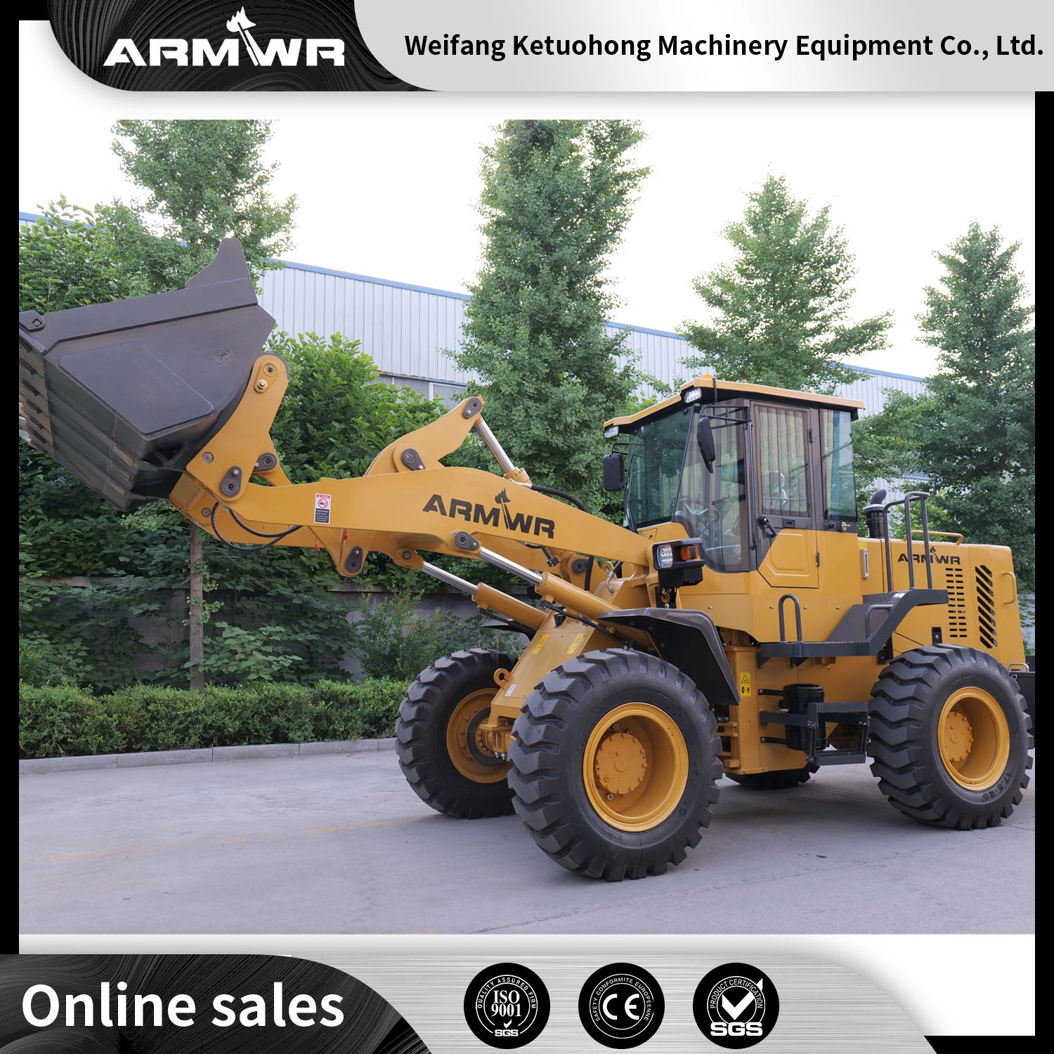 China Basic Customization Cheap Hydrostatic CE 4WD Zl939 Frontend/Compact/Radlader/Payloader/Bucket Lader mit Anbaugerät für Baumaschinen