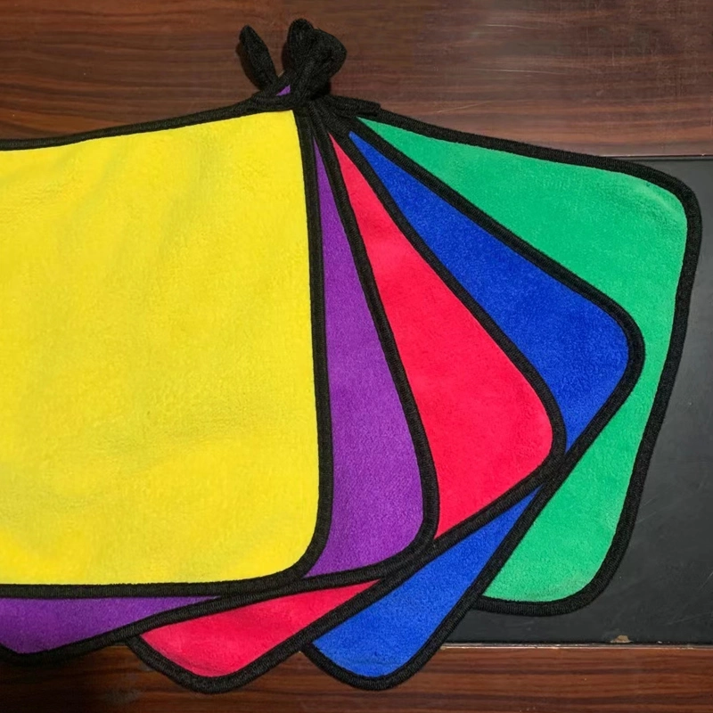 500GSM 40cm*60cm Custom Microfiber Car Detailing Towel Car Cleaning Towel