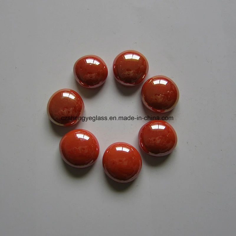 Different Size 2-14mm Colorful Half Round Ceramic Glass Beads for Garment