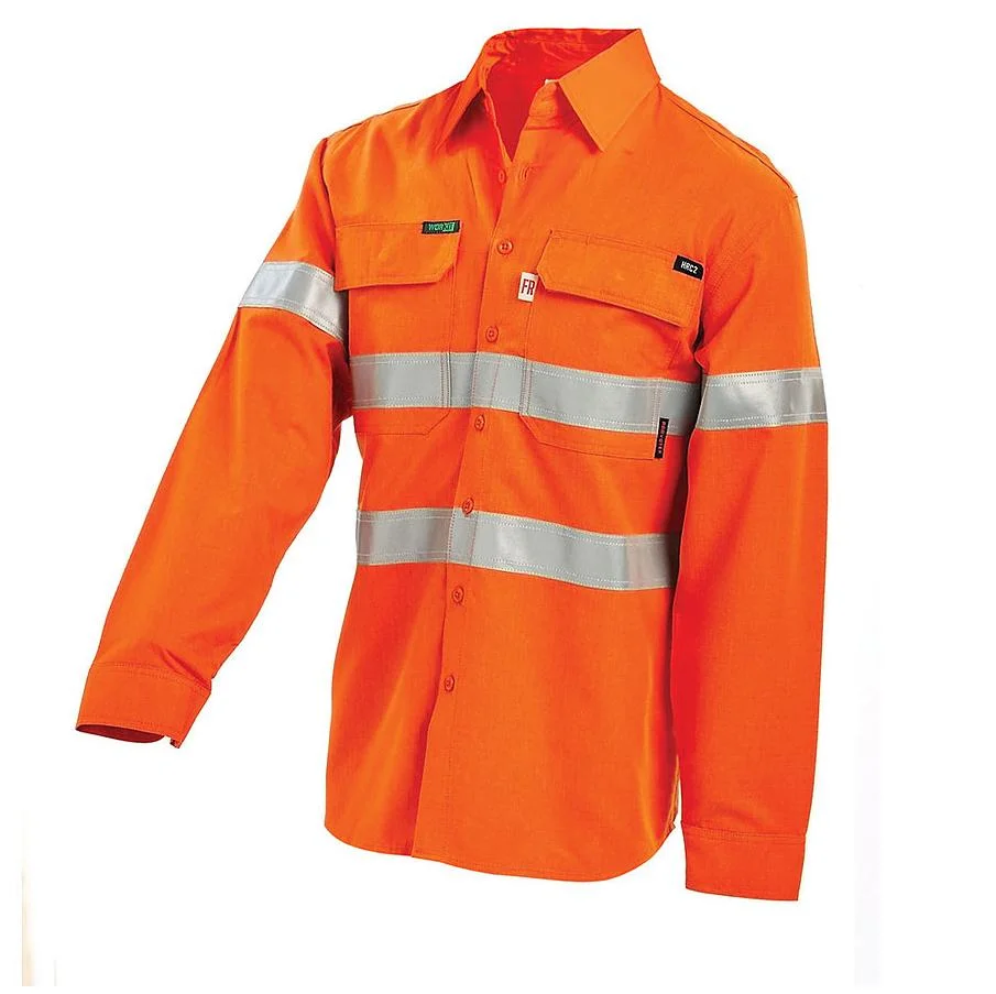 OEM Mans Hi-Vis Autumn Outdoor Protective Safety Workwear Clothes for Construction