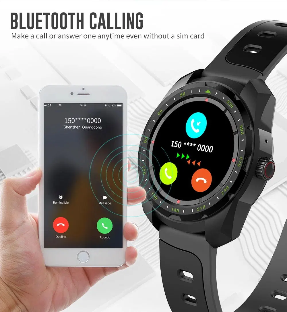 New Design Bluetooth Smart Watch Phone, Fitness Watch Smart Bracelet, Waterproof IP68 Sport Smart Watch