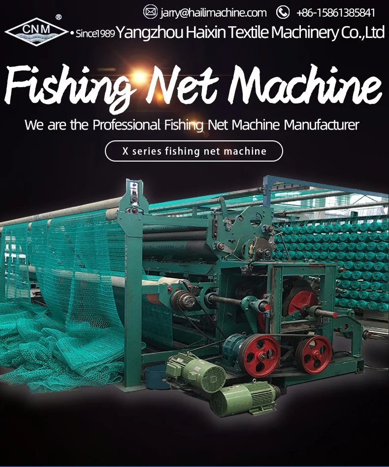 Factory Produced 38mm Pitch Single and Double Knot Fishing Net Machine Zrd38-200X