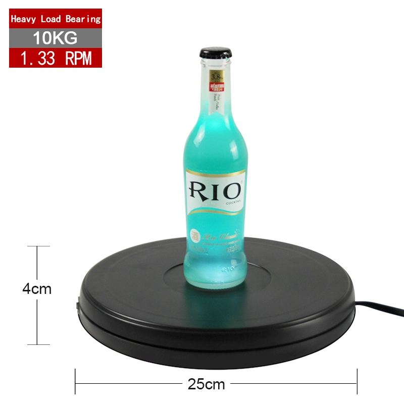 Turntable-Bkl Christmas Promotion Electric Turntable 360 LED Display Base