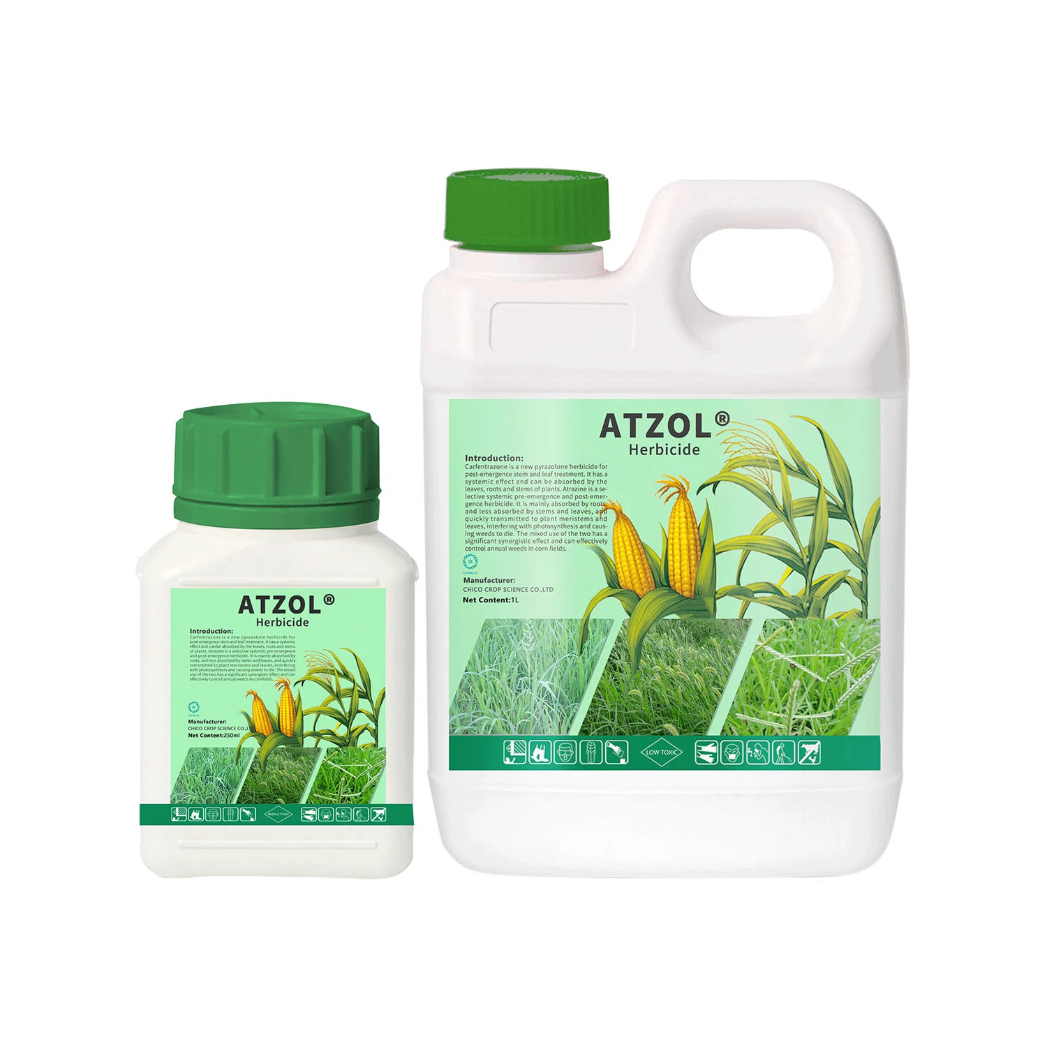 Atrazine 24% + Topramezone 1% OD corn maize filed control annual weeds