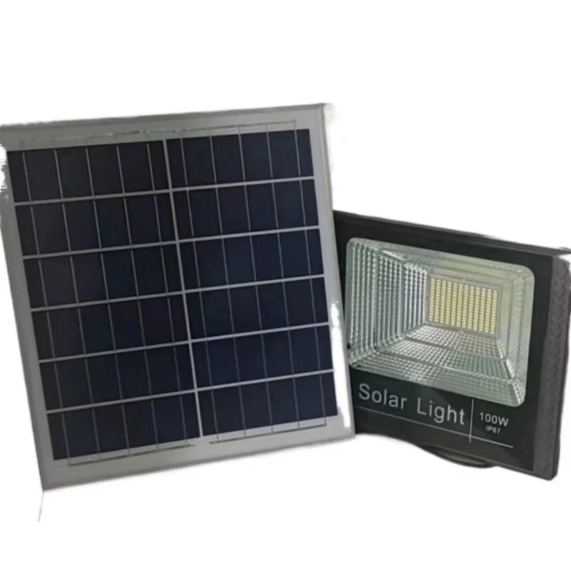 Outdoor/Indoor SMD/COB 25W LED Solar Floodlight with Optical Sensor&Remote Control