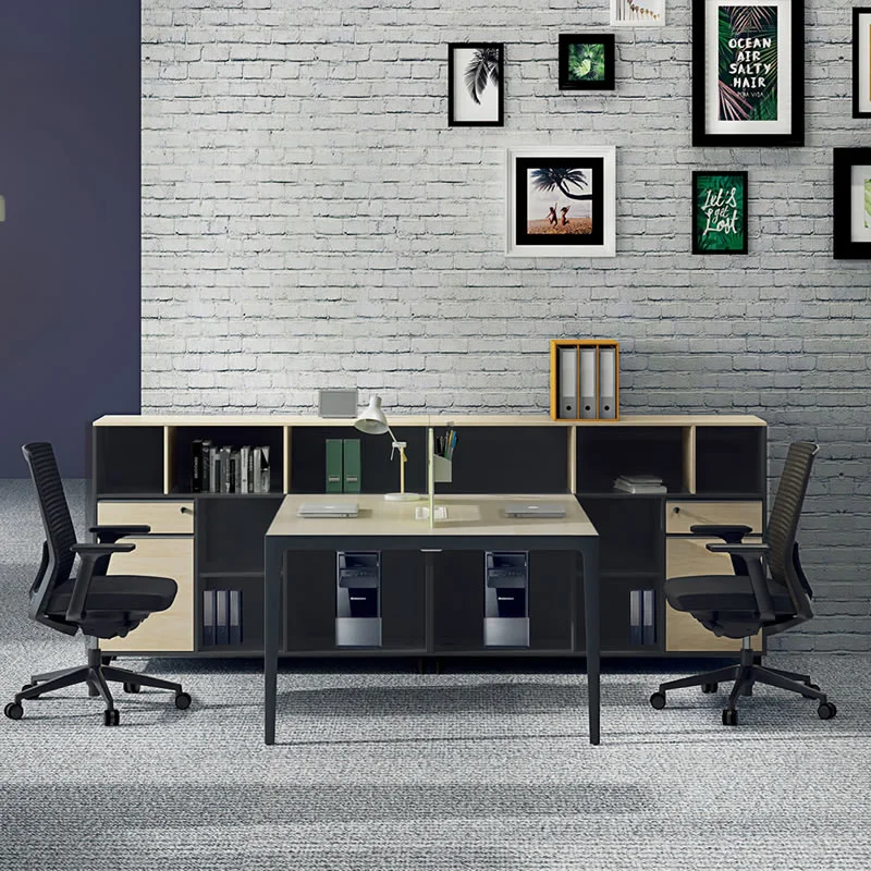 Hot Sale Open Melamine Internal Office Workstation Desk Office Partition