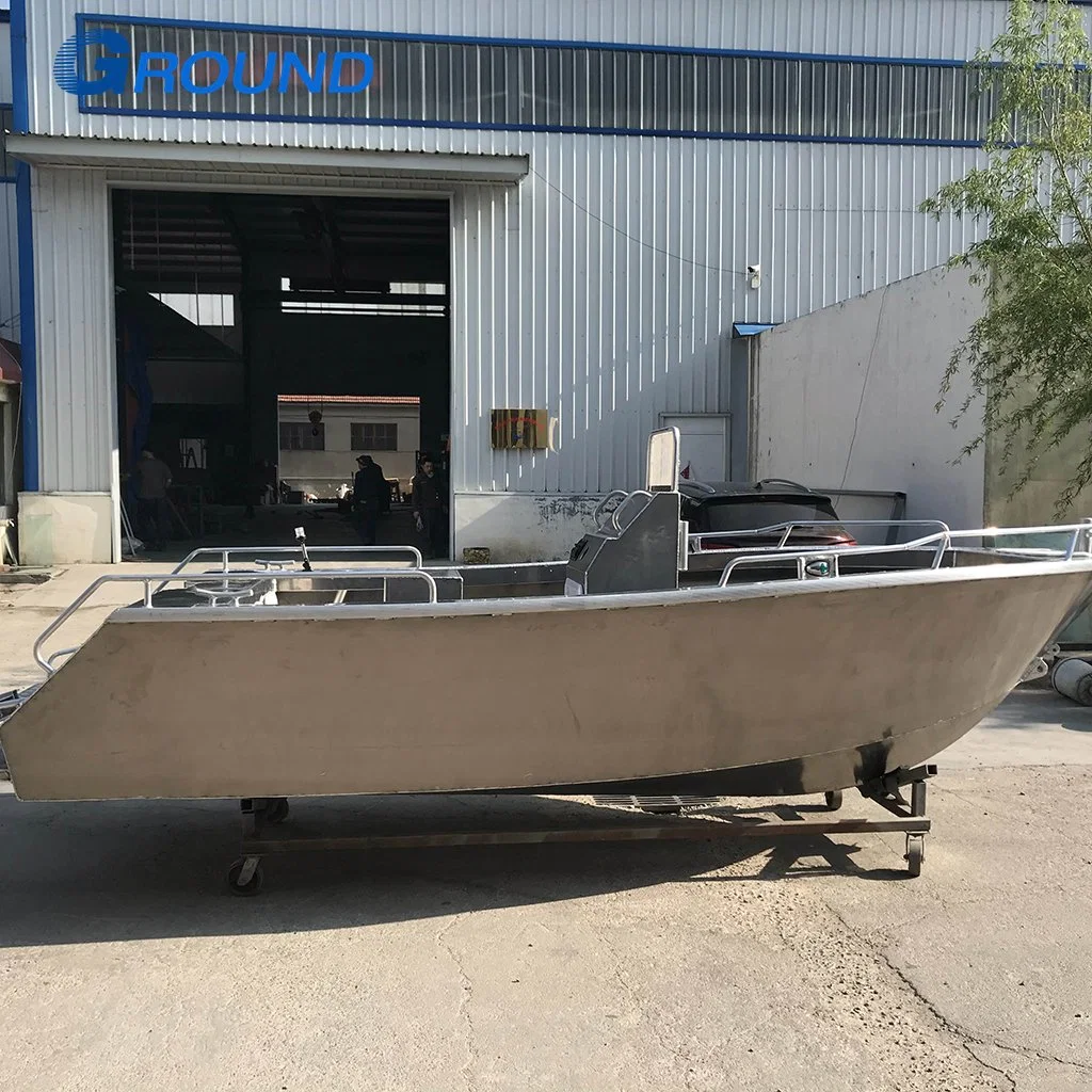 Ground 5.1m 17FT Ce Approved Windshield Fast Aluminum Boat for Fishing