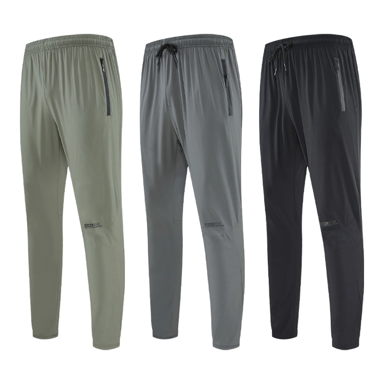 Vente chaude Pantalons longs et pantalons décontractés pour hommes avec logo personnalisé, étiquette imprimée, pantalons de jogging de sport.