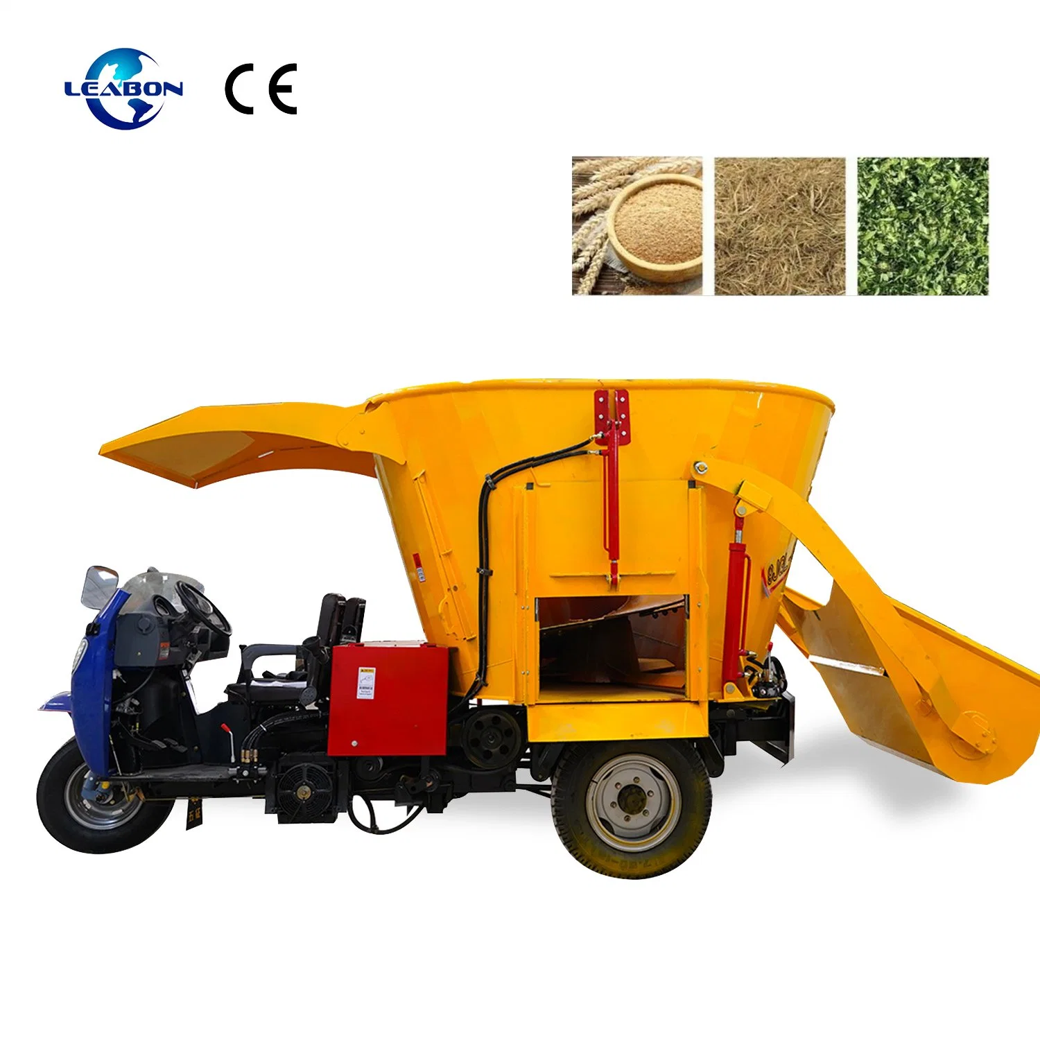 Mixed Silage Grass Cutter for Farm Animal Tmr Corn Straw Feed Crusher Mixer