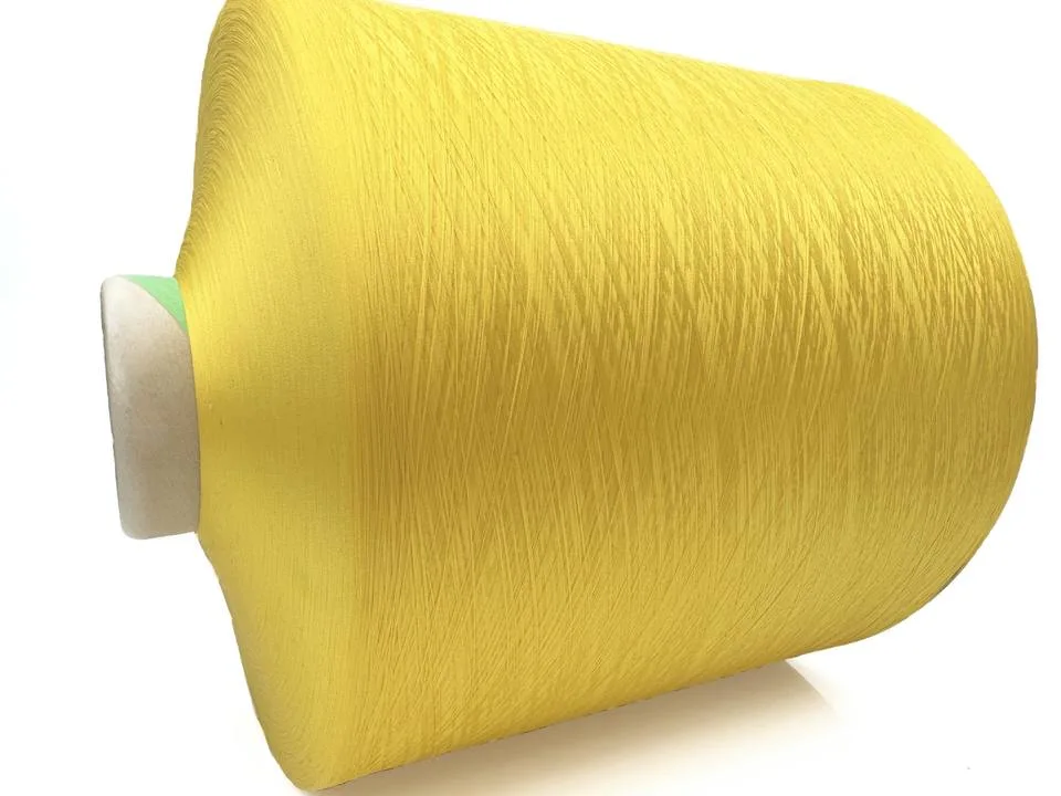 YM 100% Dope Dyed Polyester Garn 150/144 SIM Farben Polyester Filament DTY Garn für Stoff