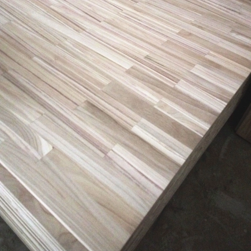 Eco- Friendly 100% Solid Wood Paulownia Finger Joint Panel