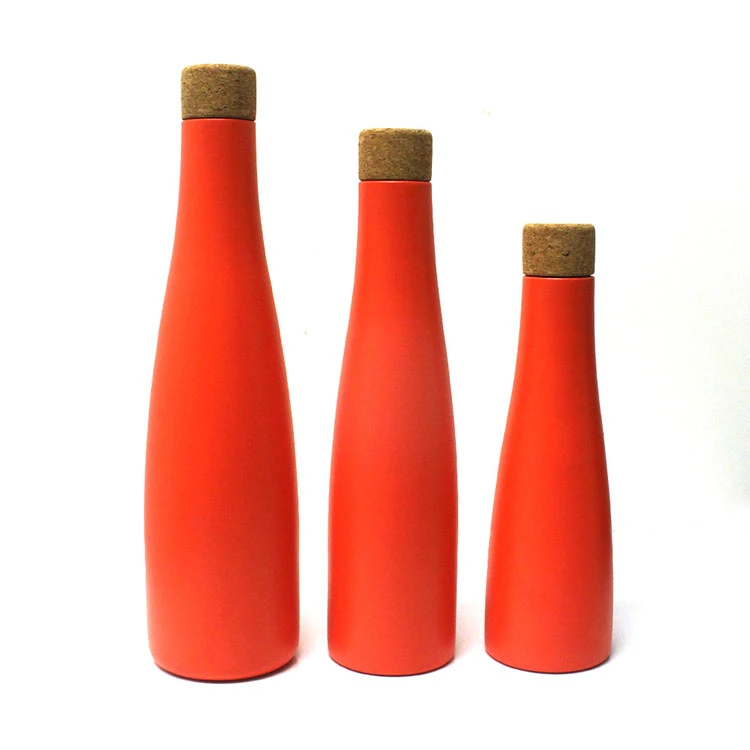 Wholesale 304 Stainless Steel Red Wine Bottle with Cork Wine Tumbler Cup