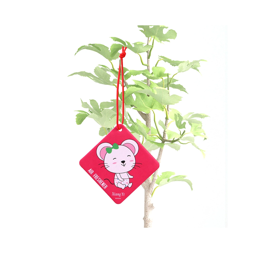 Sample Customization Customized Pendant Paper Perfume Air Freshener for Cars Air Fresheners