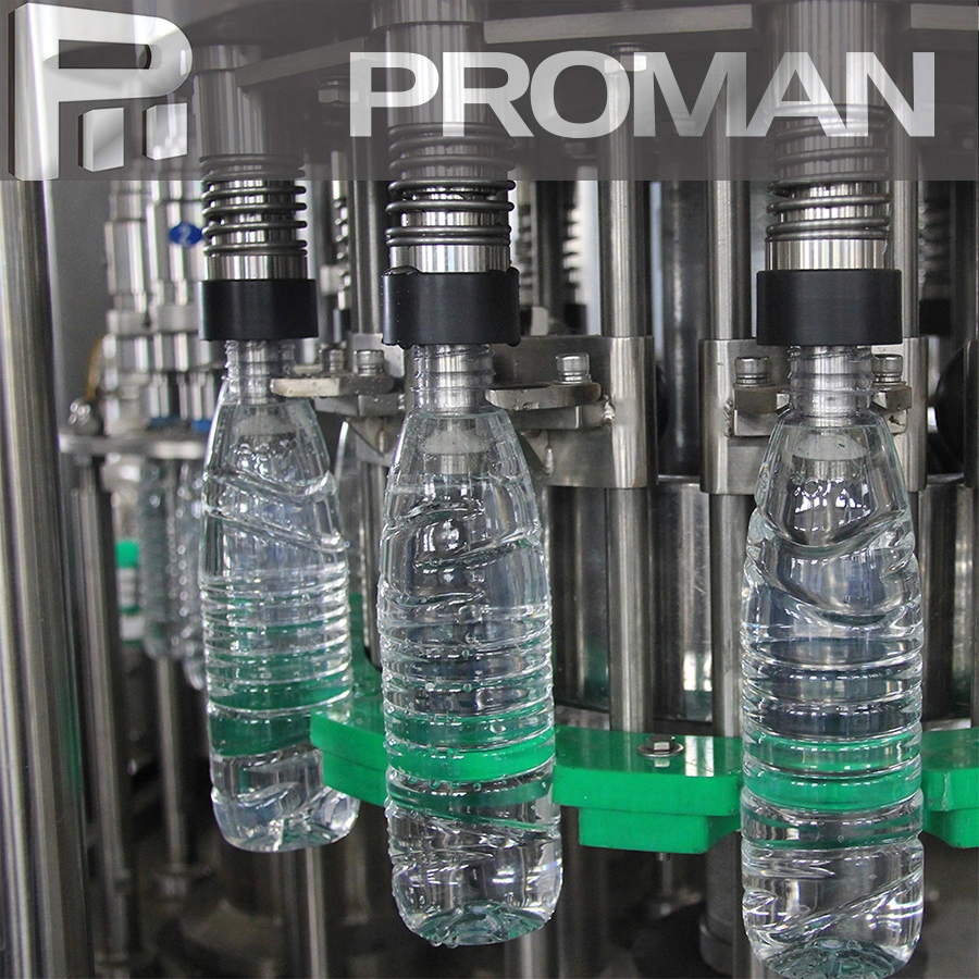 6000bph automático 330ml 500ml Mineral Drinking Pet Bottle plástico taladro Mesa de Primavera agua llenado sellado Capping bebidas Bottling Machine Precio