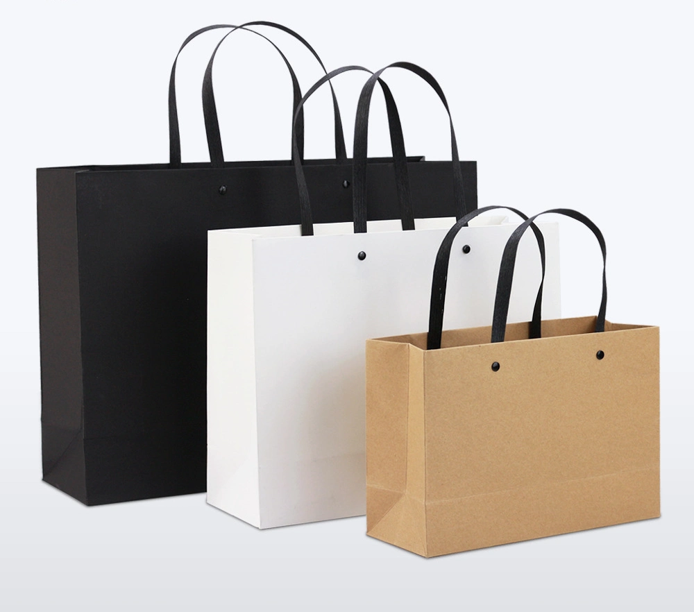Clothing Paper Bags, Gift Shopping Handbags, Fashion Packaging, Promotional Paper Bags Can Be Customized in Size