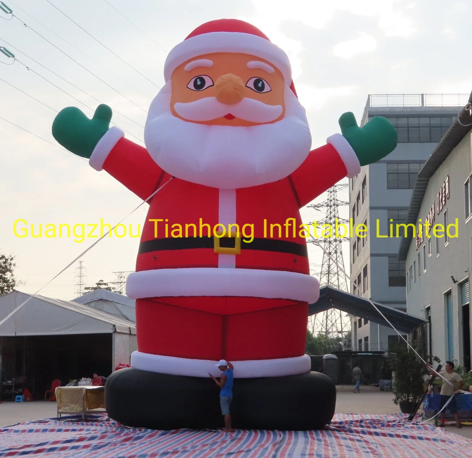 10m 33FT Tall Big Outdoor Christmas Inflatable Giant Inflatable Santa Claus