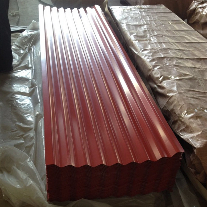 Prepainted PPGI Plastic PE PVC Color Coated Galvanized Corrugated Roofing Steel Sheet