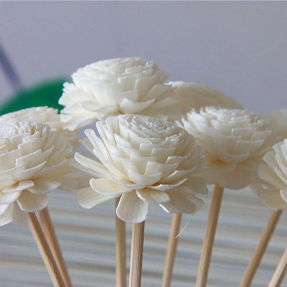 100% Original 8mm Water Lily Scent 2'' Blossom Fragrance Art Craft Diffuser Handmade Dried Flower for Air Fresher