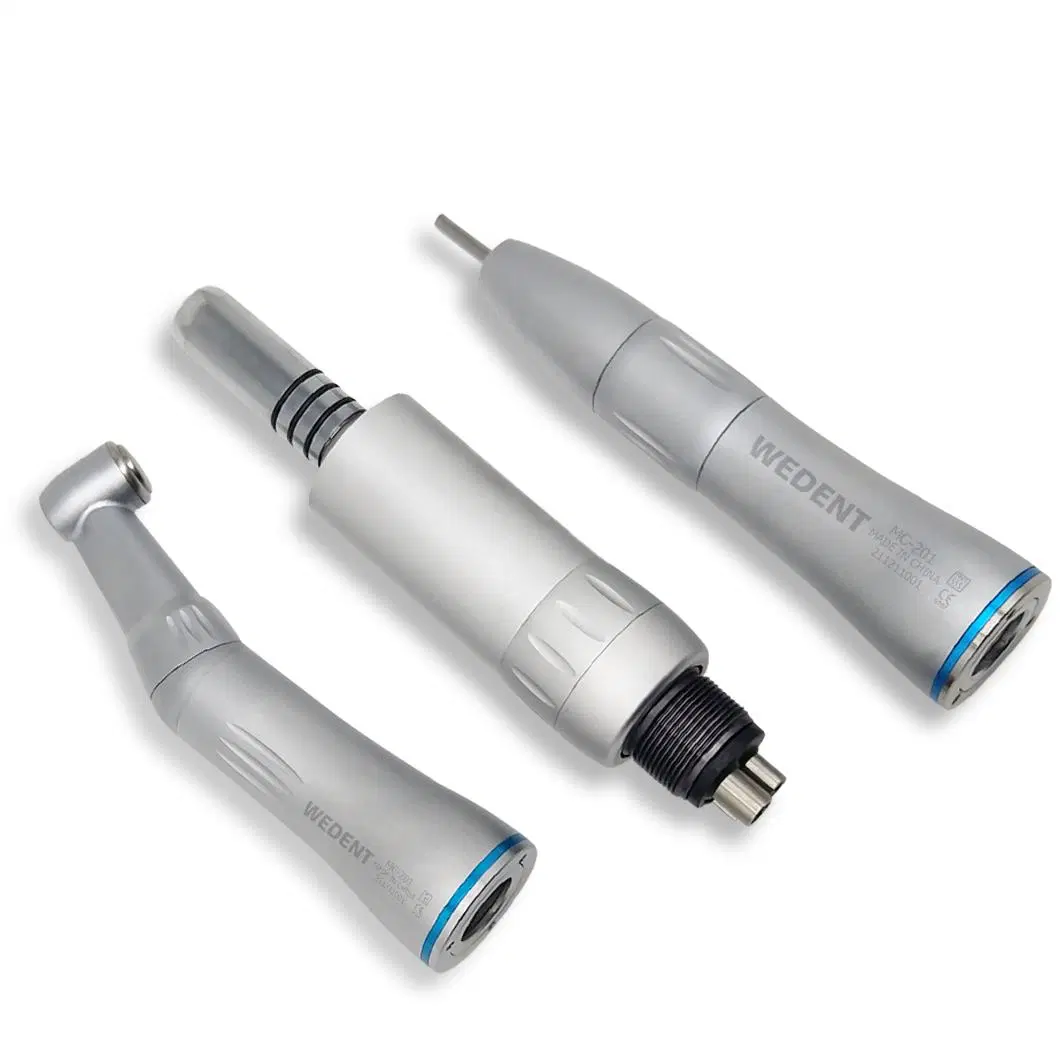 Dental Handpiece Set Internal Water Spray Low Speed Handpiece Push Button Air Turbine