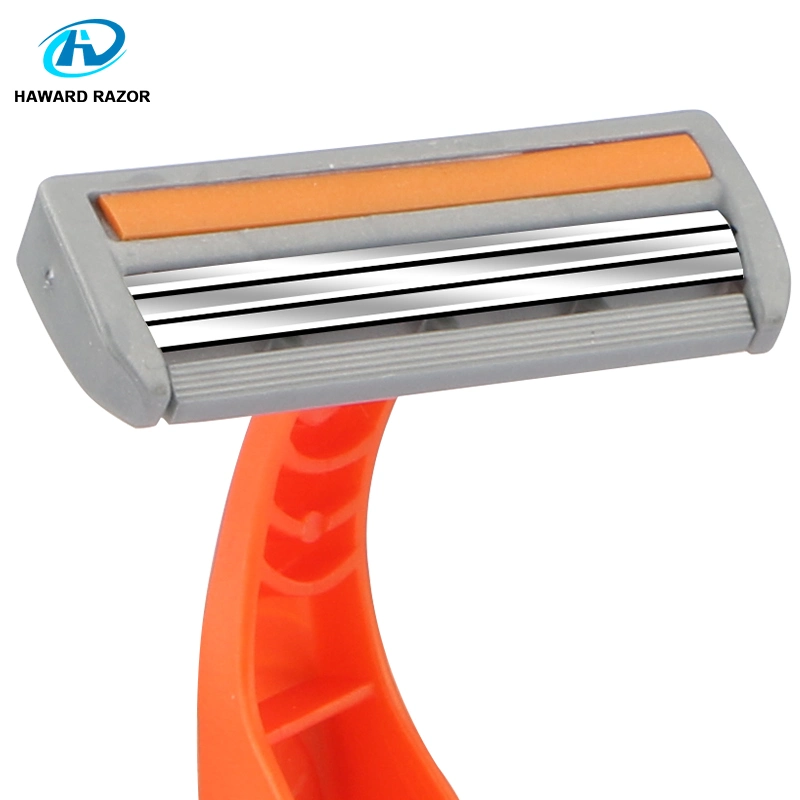 Cheap Razor 3 Blade Disposable Shaving Razor Plastic Handle Disposable Razor for Men