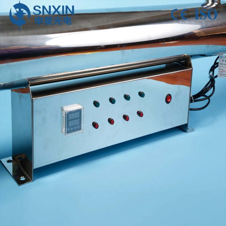 Snxin Hot Sale 220W 48gpm Waste Water Treatment System UV Sterilizer 254nm Ozone -Free for Factory