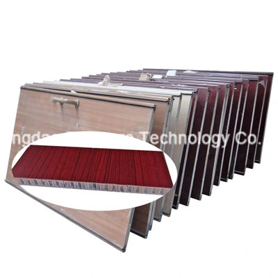 Waterproof Light Weight Stiffness Strength Stable Life Fiberglass Honeycomb Sandwich Panel as Bus Floor