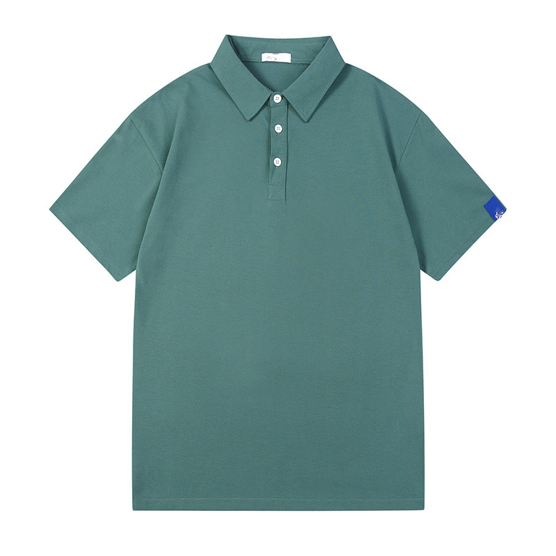 New Custom Brand Polo Shirts Short Sleeve 100% Polyester Anti-Pilling Golf Polo T Shirt Mens Polo