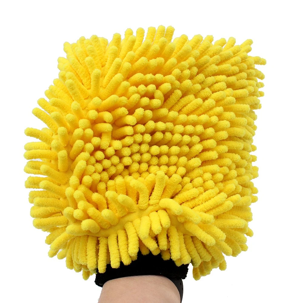 Multicolor Car Wash Wax Brush Glove Thick Coral Mitt with High quality/High cost performance 