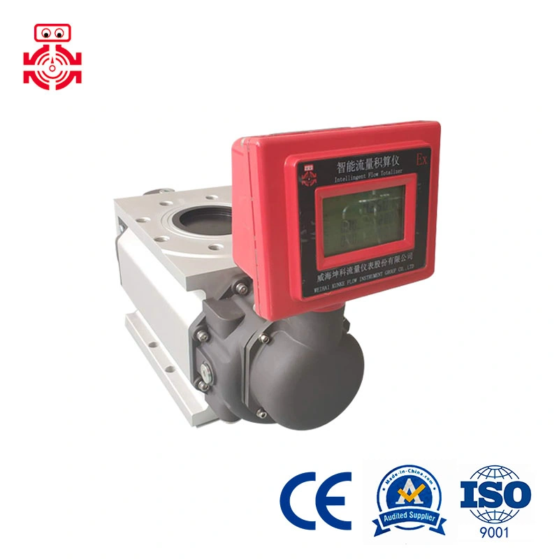 DN80 Gas Roots Flowmeter with High Accuracy and Good Repeatability Is Used for Hotel Gas Trade Measurement and Settlement