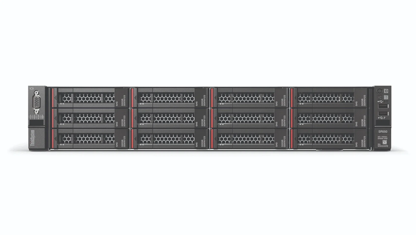 Brand Server Host Thinksystem Sr590 Sr550 Rack Server Can Be Customized on Demand