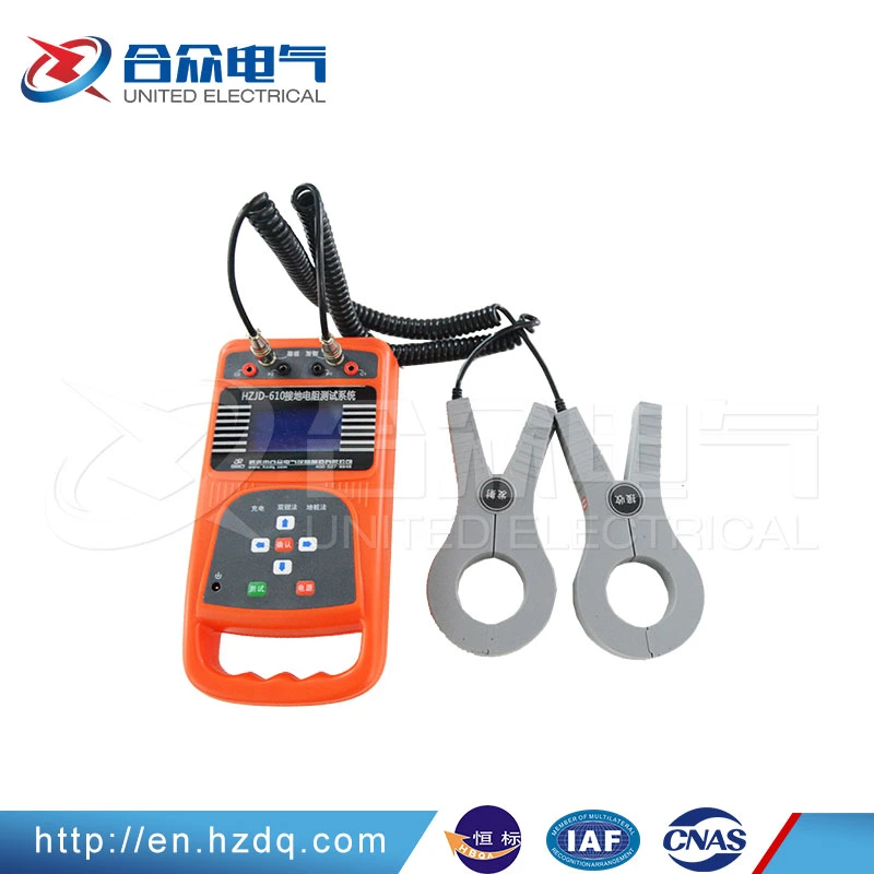 Clamp Ground Earth Resistance Meter Testing Device